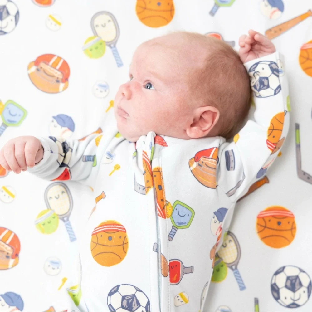 Angel Dear Sports Ball Friends Footie Newborn 0-3 6-9 months